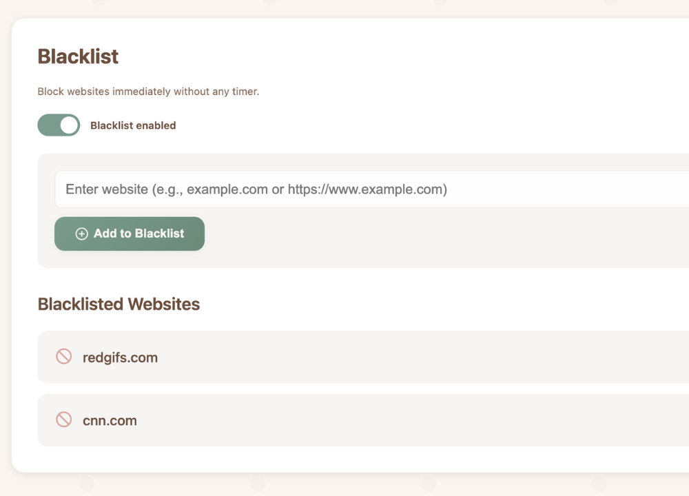 Blacklist